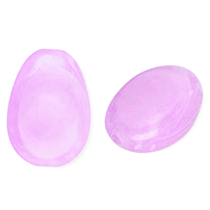 Acryl kralen ovaal Lavender purple-marble