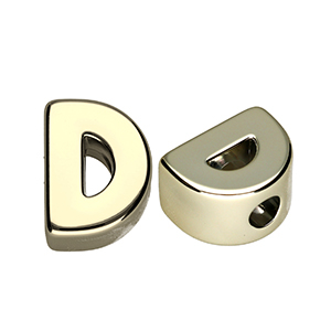 Letterkralen van acryl letter D Gold