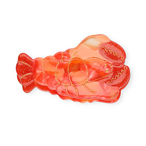 Haaraccessoires haarklem kreeft Red-gold