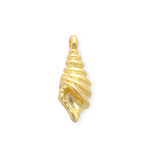 Bedels DQ&reg; metaal schelp Goud (nikkelvrij)