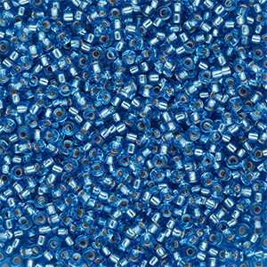 Miyuki rocailles 15/0 Silver Lined Sapphire 15-0019