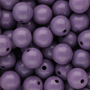 12 mm DQ acryl kralen shiny Purple haze 18-3718 TCX