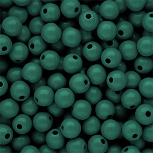 10 mm DQ acryl kralen shiny Mediterranea green 19-4517 TCX