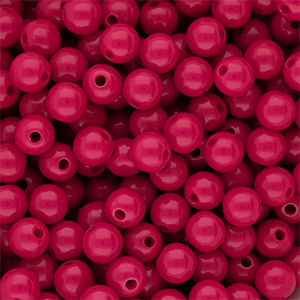 8 mm DQ acryl kralen shiny Fuchsia 17-2031 TCX