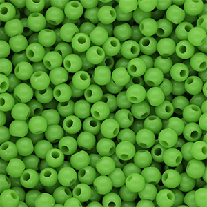 6 mm DQ acryl kralen shiny Vibrant green 16-6339 TCX