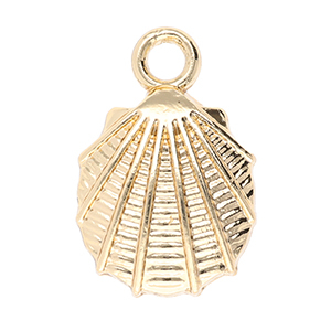 Bedels metaal schelp Gold