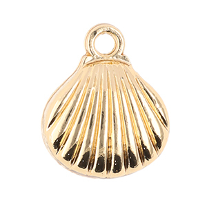 Bedels metaal schelp Gold