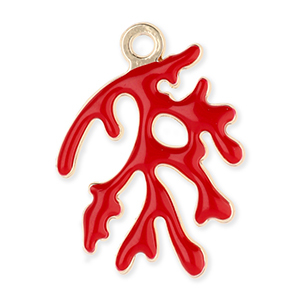 Bedels metaal koraal Gold-red
