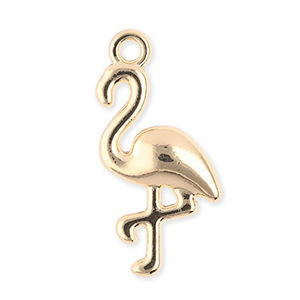 Bedels metaal flamingo Gold