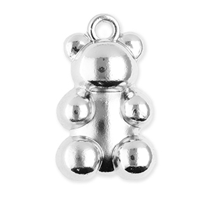 Bedels metaal beer Silver