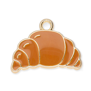 Bedels metaal croissant Gold-brown