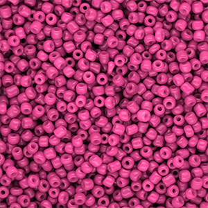 Glaskralen Rocailles 12/0 (2mm) Hot pink