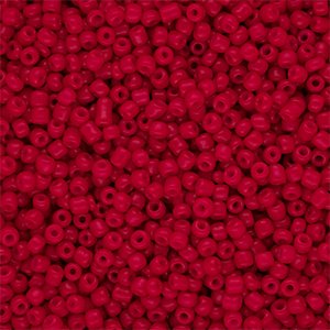 Glaskralen Rocailles 12/0 (2mm) Red
