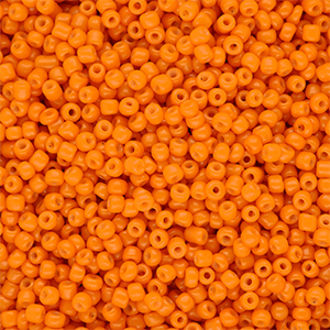Glaskralen Rocailles 12/0 (2mm) Orange