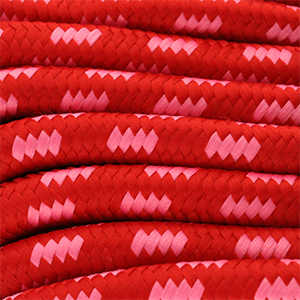 Trendy paracord 10mm Red-pink