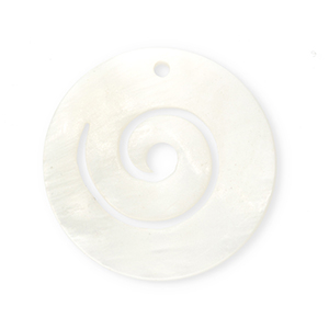 Schelp hangers specials spiraal White