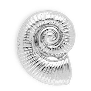 Acryl hangers schelp Silver