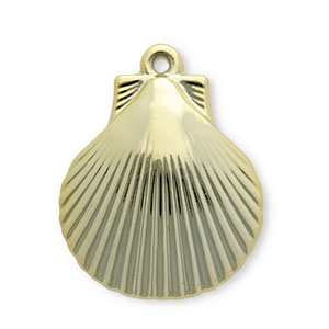 Acryl hangers schelp Gold