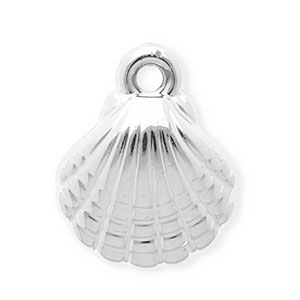 Acryl hangers schelp Silver
