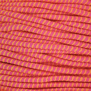 Gekleurd elastisch draad 2.3mm Dark pink-orange