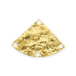 BY31&reg; Roestvrij stalen (RVS) Stainless steel onderdelen tussenstuk waaier met 4 oogjes Gold