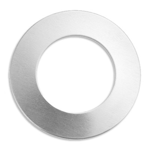 ImpressArt stamp labels ring 32mm aluminium Zilver