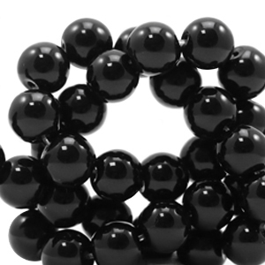 Natuursteen kralen 8mm Black