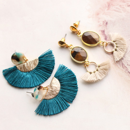 Trendy fringe oorbellen met nieuwe kwastjes volgens de laatste trends!