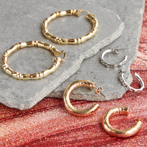 Inspiratie voor jasseron met crystal glas en oorbellen van brass metaal