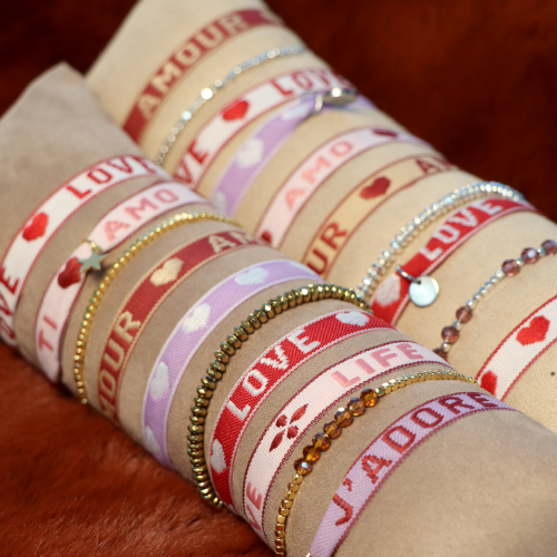 Get creative met lint met tekst en smart bead stoppers