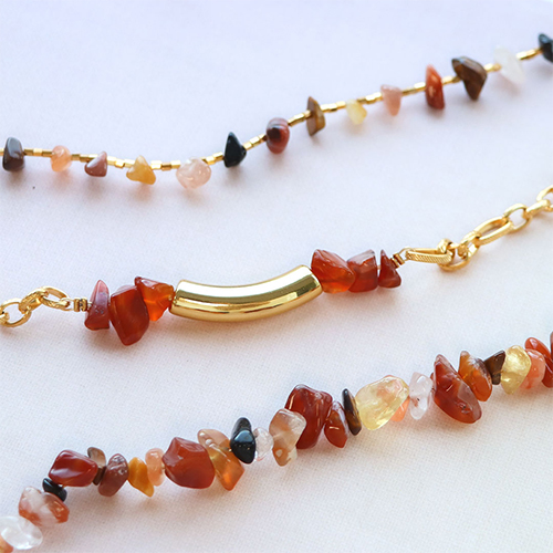 Sieraden ontwerpen met chips stone kralen