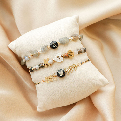 Armbanden inspiratie met glaskralen rondellen