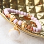 Fluffy sieraden met faux fur cabochons, facetkralen, houten kralen, settingen en Cuoio armbanden