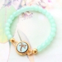 Sieraden in mintgroene tinten van Polaris Elements kralen met gouden details