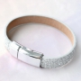 Metallic armbanden van imi leer en nieuwe BQ sloten