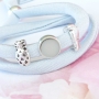 Trendy en universele armbandjes die je ook kan gebruiken als haarelastiek van stitched elastisch lint Ibiza!
