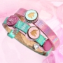 Kids inspiratie met holographic Cuoio armbanden en unicorn details!