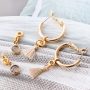 MIX AND MATCH! Verwisselbare minimalistische oorbellen met trendy hangers!