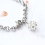 Magnifieke sieraden met strass kralen en acryl kralen met pearl coating