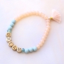 Macram&eacute; armbandjes met letterkralen van DQ metaal!