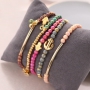 Subtiele sieraden met nieuwe jade natuursteen kralen en gouden details!