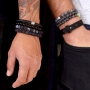  Stoere mannensieraden met kralen en DQ leer