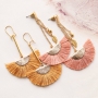 Trendy fringe oorbellen met nieuwe kwastjes volgens de laatste trends!