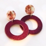 Trendy oorbellen van nieuwe velvet hangers!