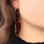 Oorbellen maken met resin hangers en DQ metalen oorstekers