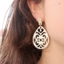 Oorbellen maken met resin hangers en DQ metalen oorstekers