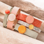 Inspiratie met Cuoio armbanden, sleutelhangers en Polaris Elements cabochons