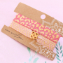 Summer musthave: armbandjes + haarelastiekjes van elastisch lint