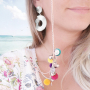 Sunny days! DIY zonnebrillenkoorden met kauri schelpen, pompoms, macram&eacute; en meer!