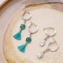 De leukste oorbellen maak je met crystal glas hangers en tussenstukken